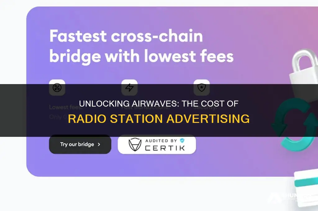how much to get an advertisment on aradio station