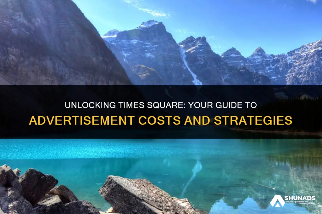 how much to have advertisement in times square
