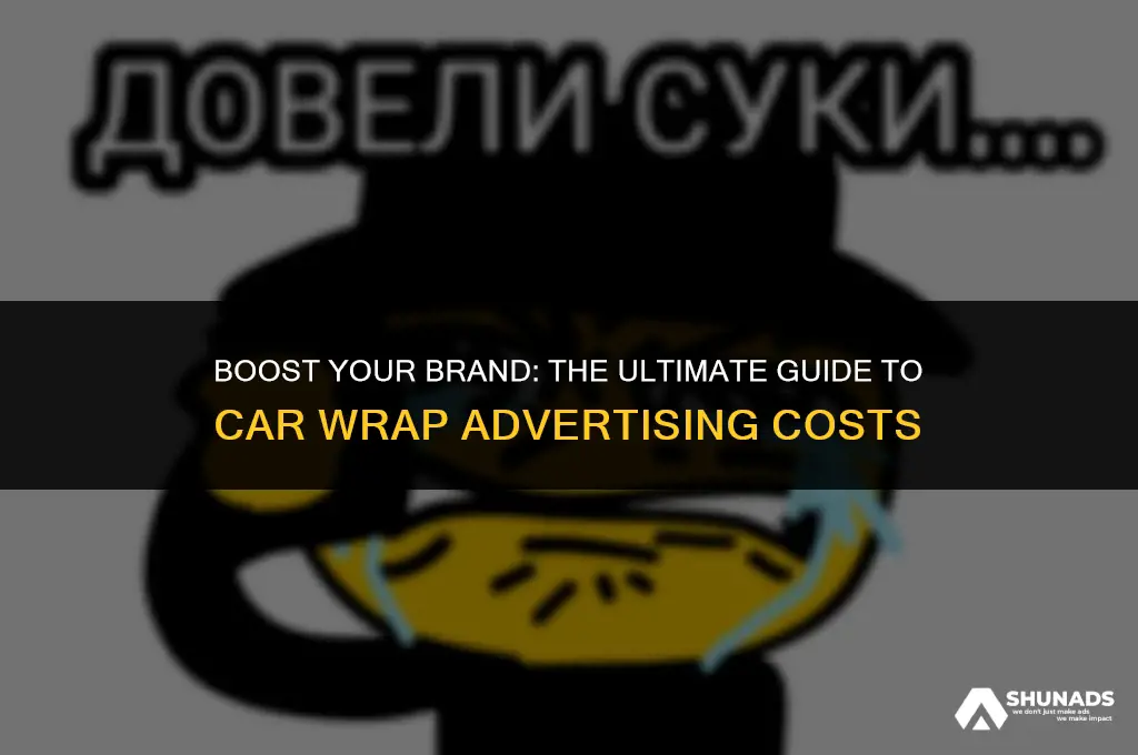 how much to have my car wrapped in my advertisement