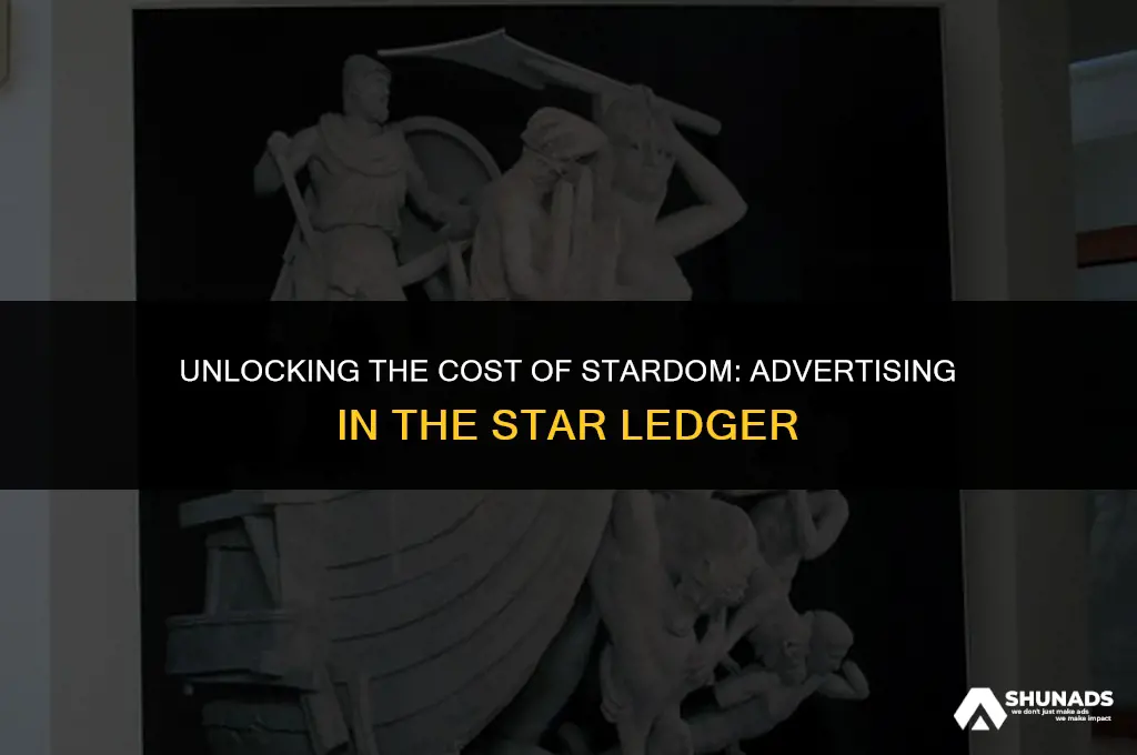 how much to put an advertisement in the star ledger