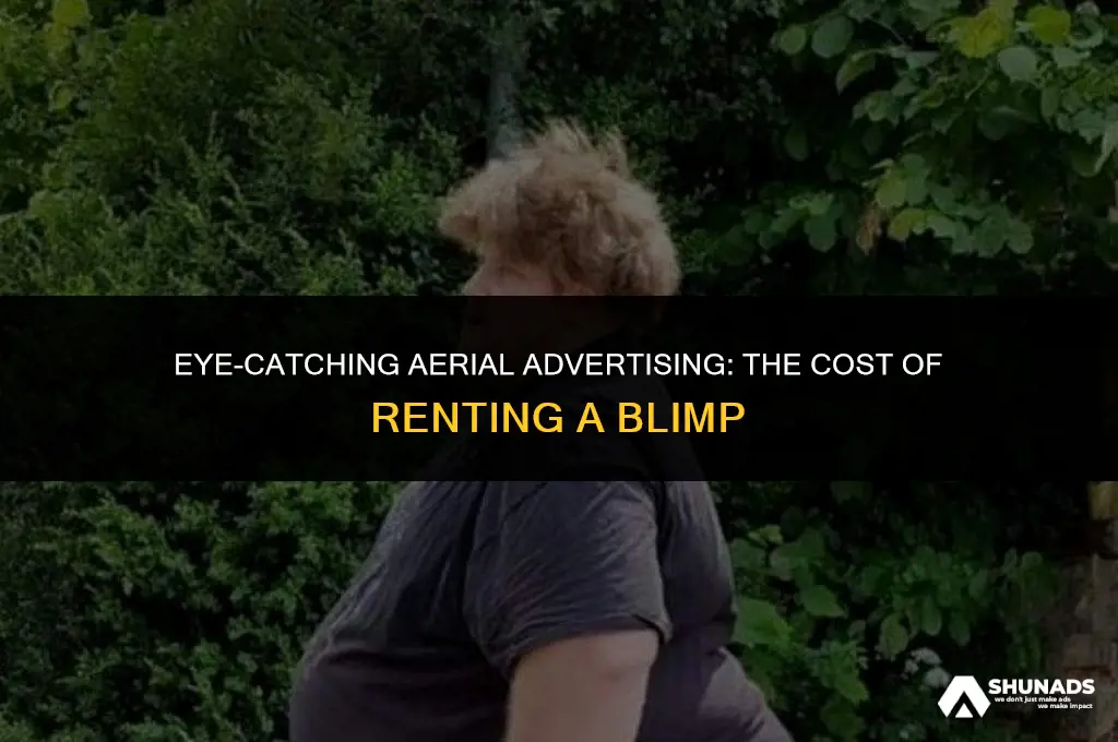 how much to rent a blimp for advertisement