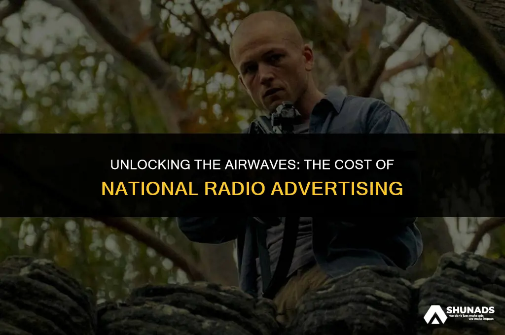 how much to run a national advertising radio