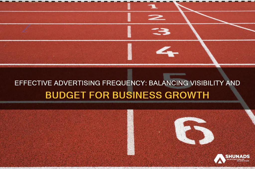 how often should you advertise your business