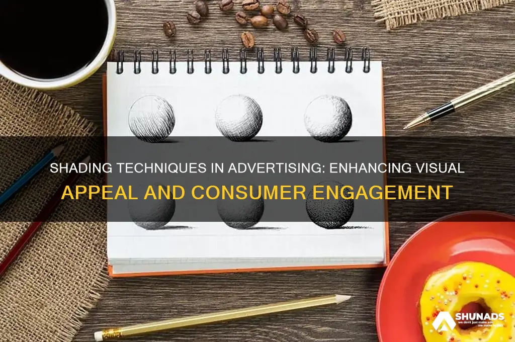 how shading is used in advertisments