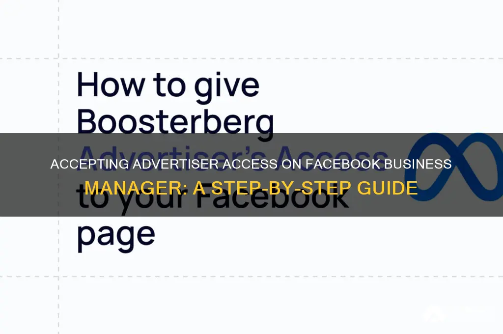 how to accept advertiser access on facebook business manager