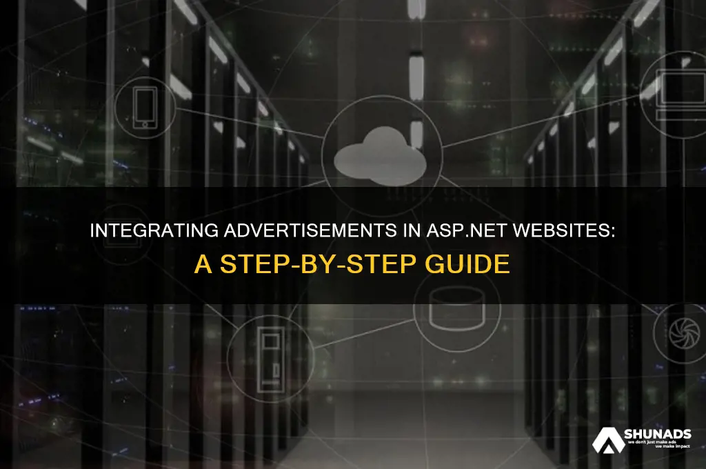 how to add advertisement in website using asp net