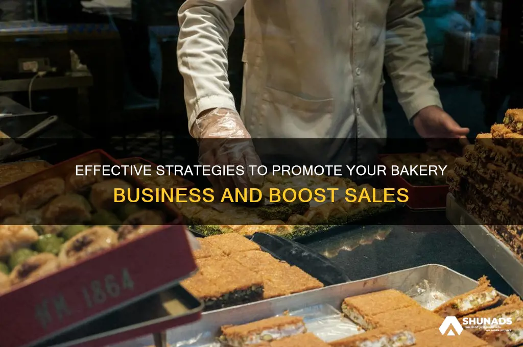 how to advertise a bakery business