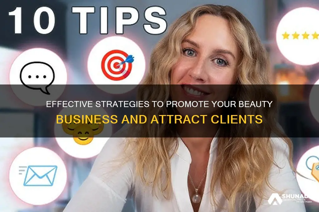 how to advertise a beauty business