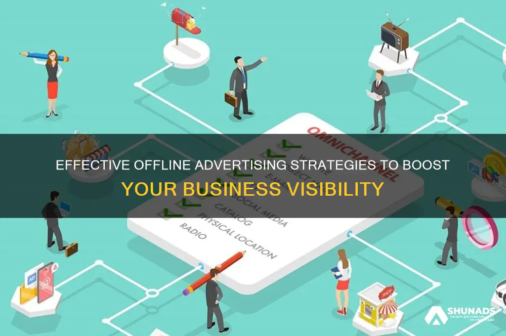 how to advertise a business offline