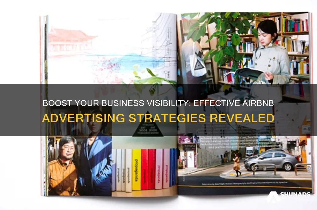 how to advertise a business on air b and b