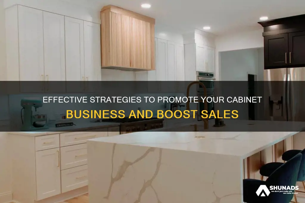how to advertise a cabinet business