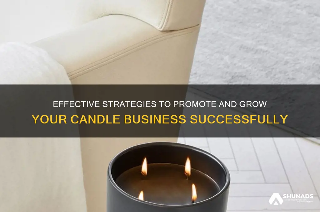 how to advertise a candle business