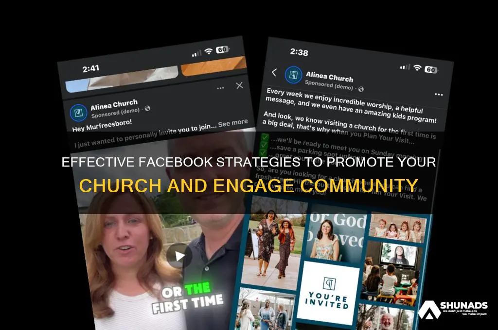how to advertise a church on facebook