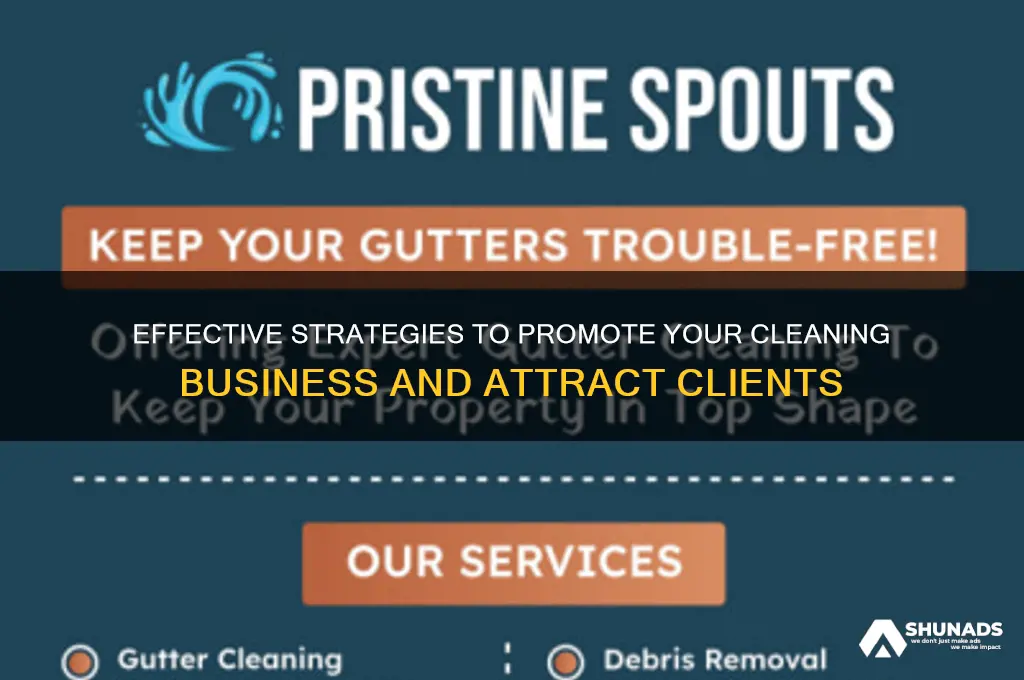 how to advertise a cleaning business
