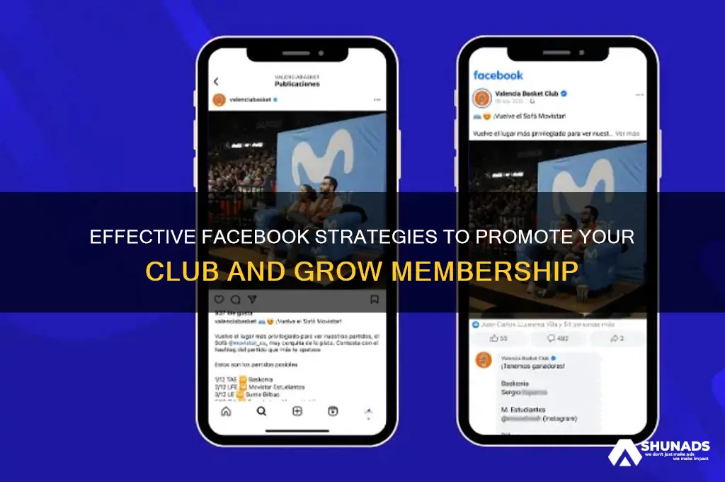 how to advertise a club on facebook