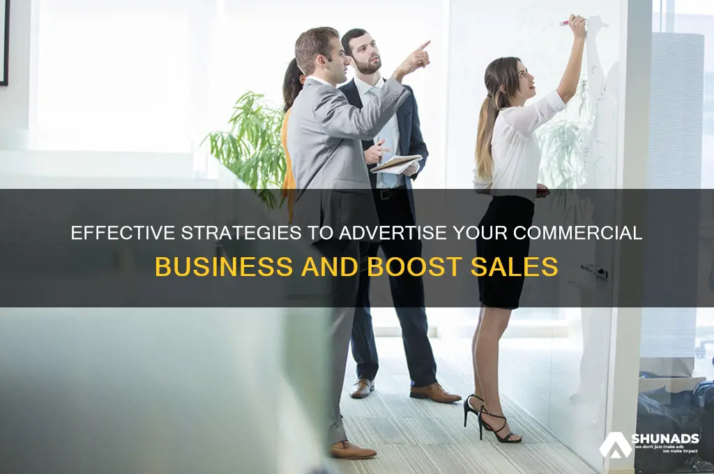 how to advertise a commercial business