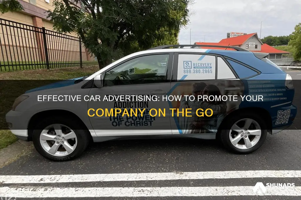 how to advertise a company on my car