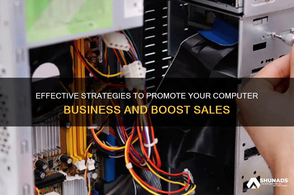 how to advertise a computer business