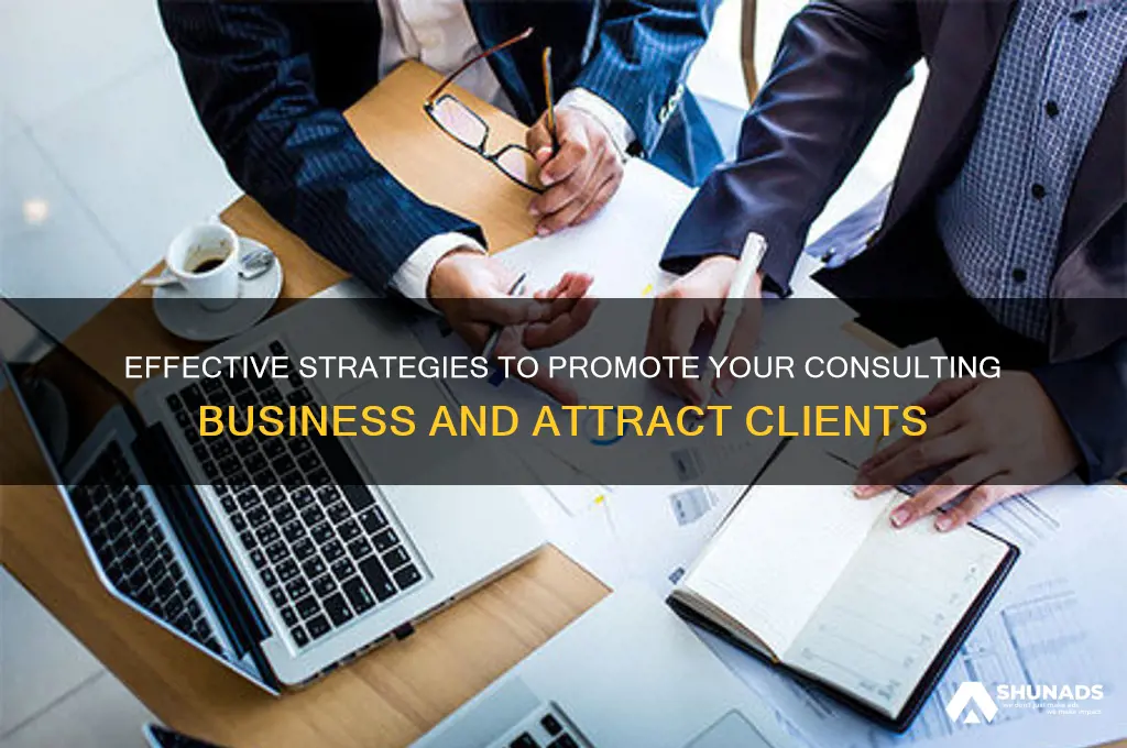 how to advertise a consulting business