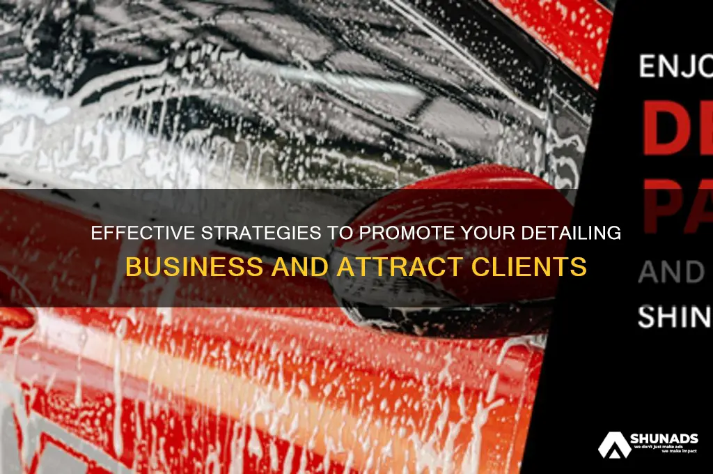 how to advertise a detailing business