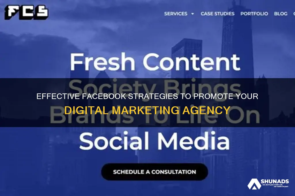 how to advertise a digital marketing agency on facebook