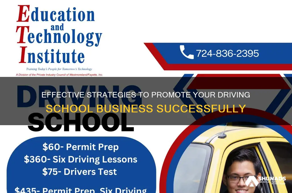 how to advertise a driving school business
