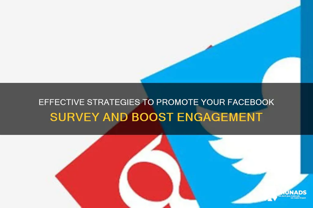 how to advertise a facebook survey