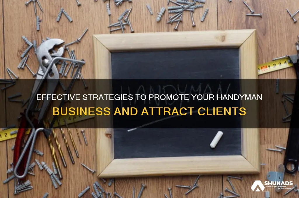how to advertise a handyman business