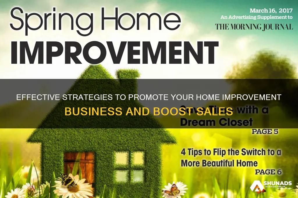 how to advertise a home improvement business
