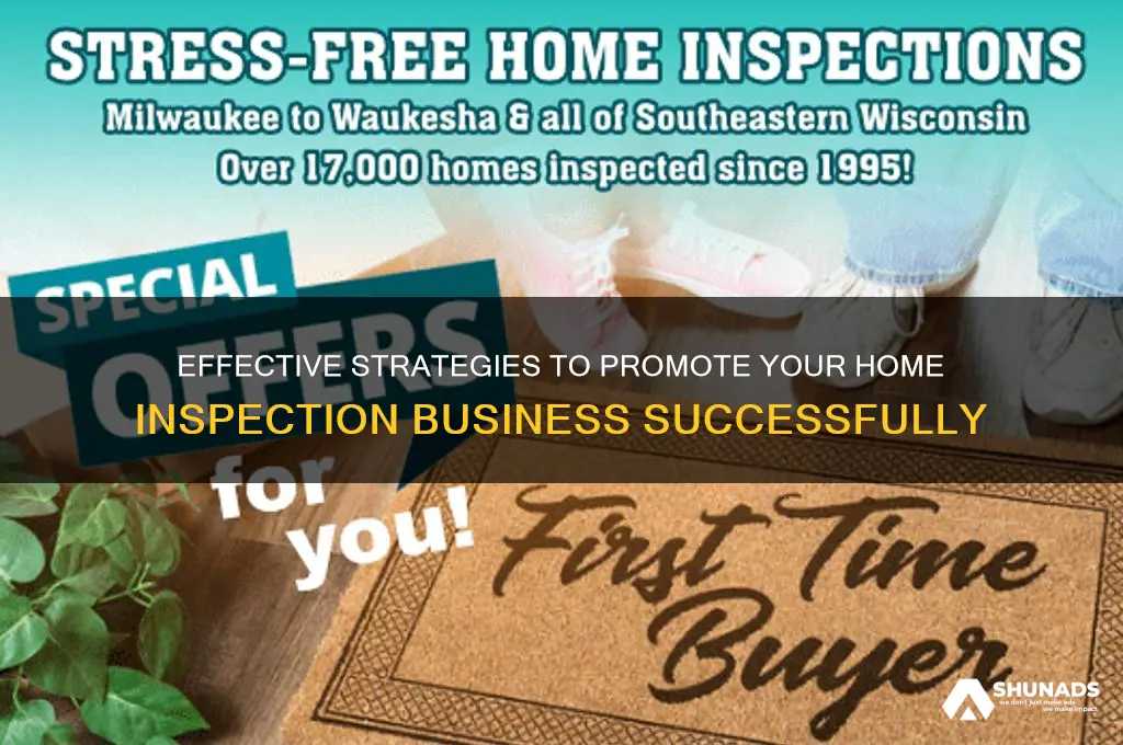 how to advertise a home inspection business