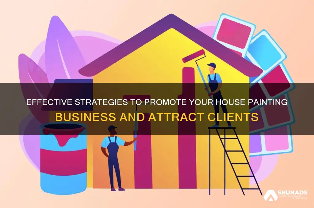how to advertise a house painting business