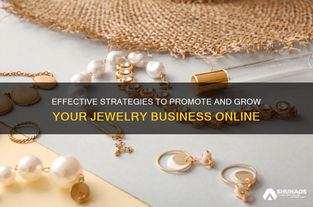 how to advertise a jewelry business