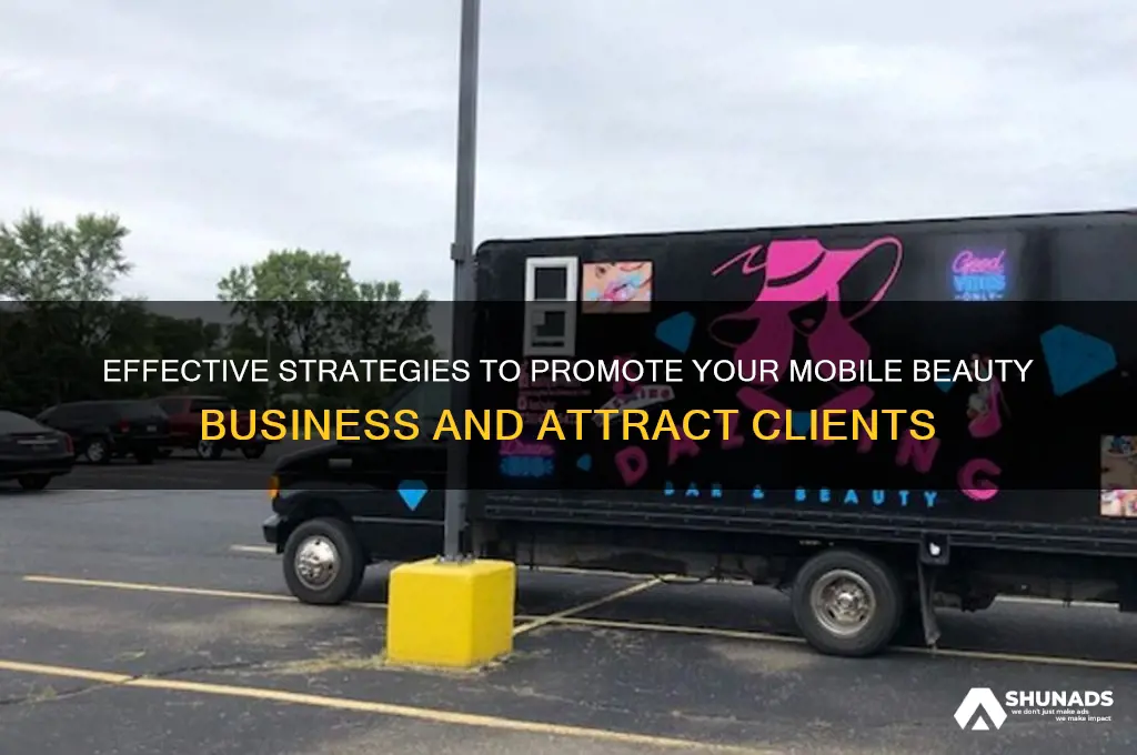 how to advertise a mobile beauty business