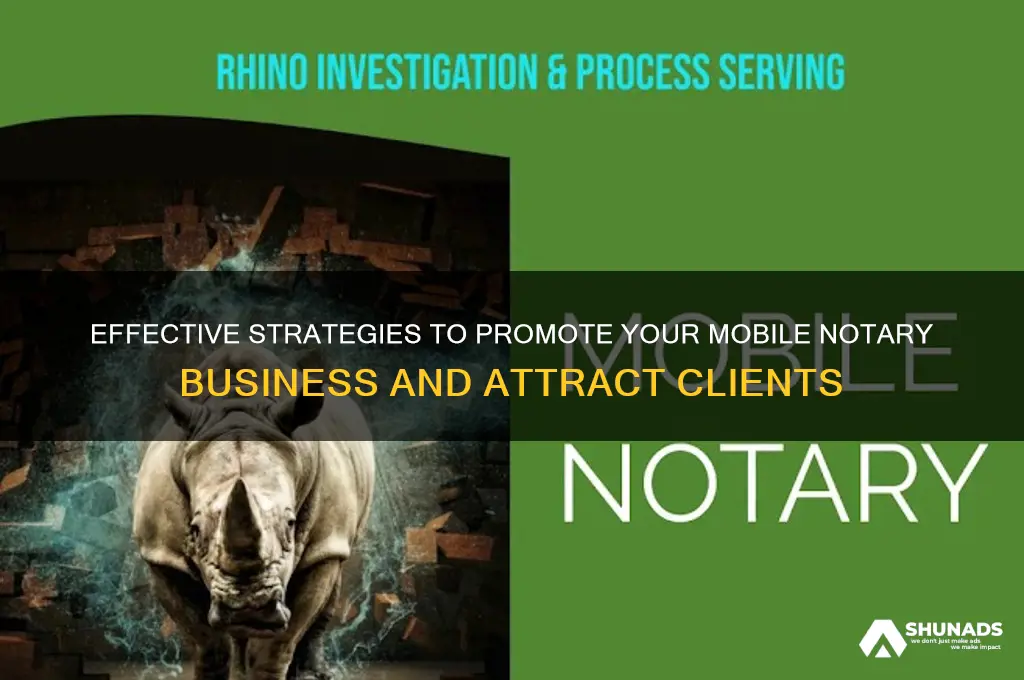 how to advertise a mobile notary business