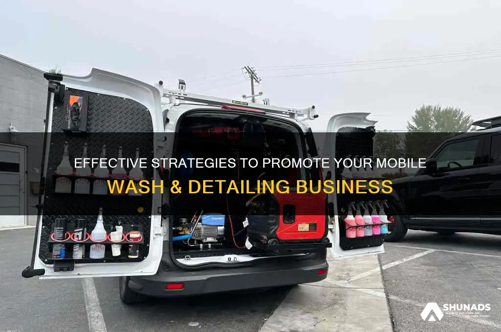 how to advertise a mobile wash and detailing business
