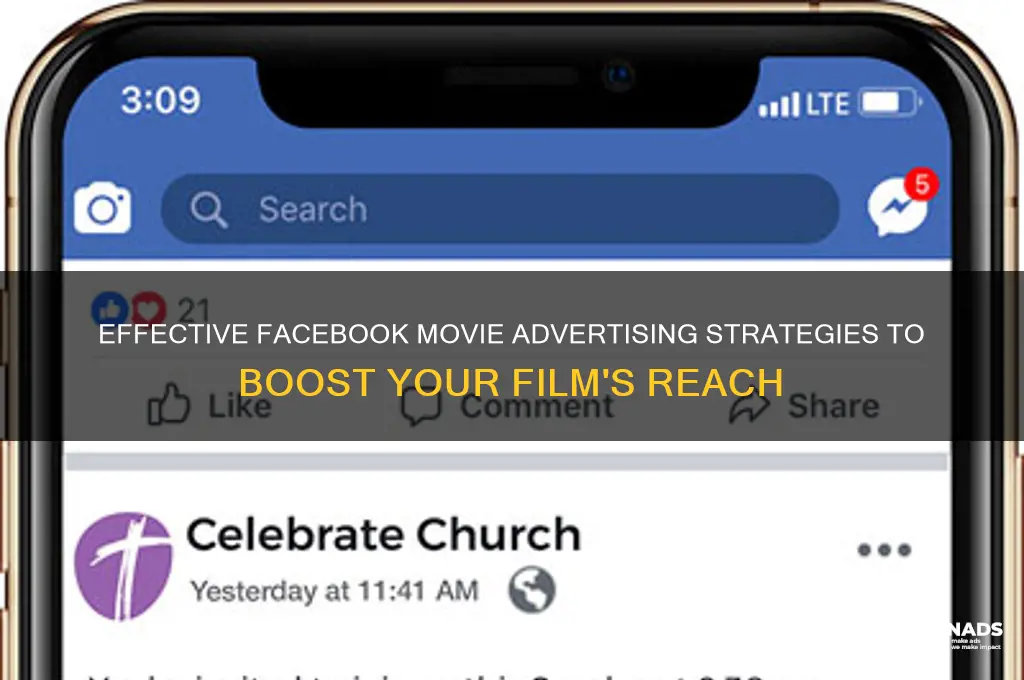 how to advertise a movie on facebook