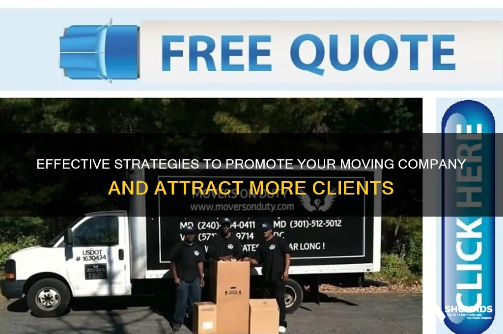how to advertise a moving company
