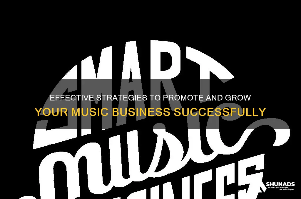 how to advertise a music business