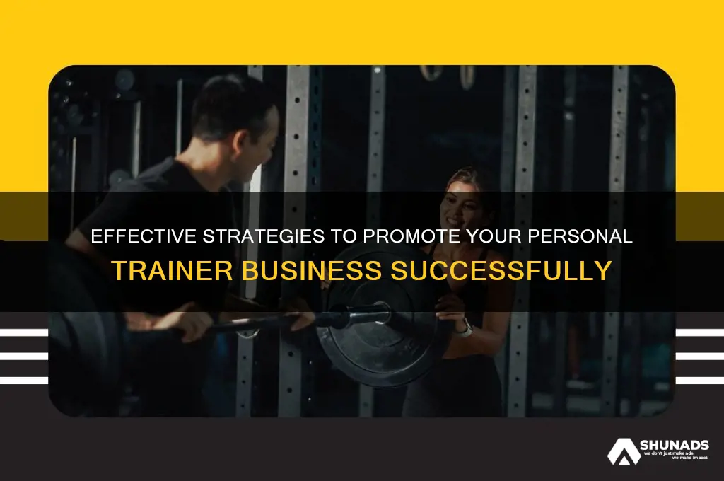 how to advertise a personal trainer business
