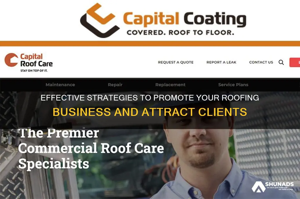 how to advertise a roofing business