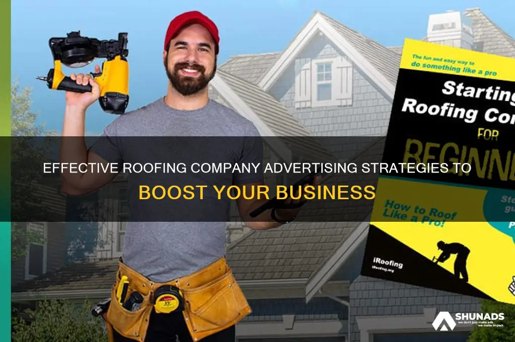 how to advertise a roofing company