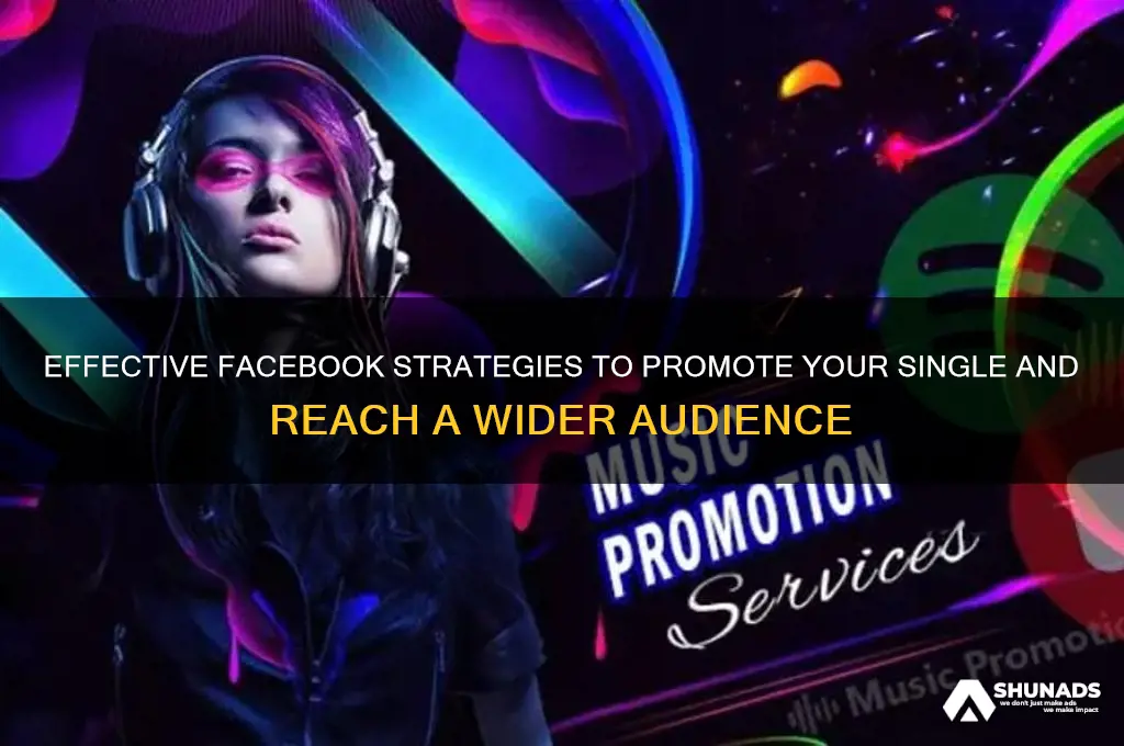 how to advertise a single on facebook
