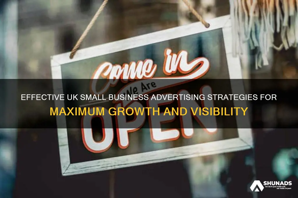how to advertise a small business uk
