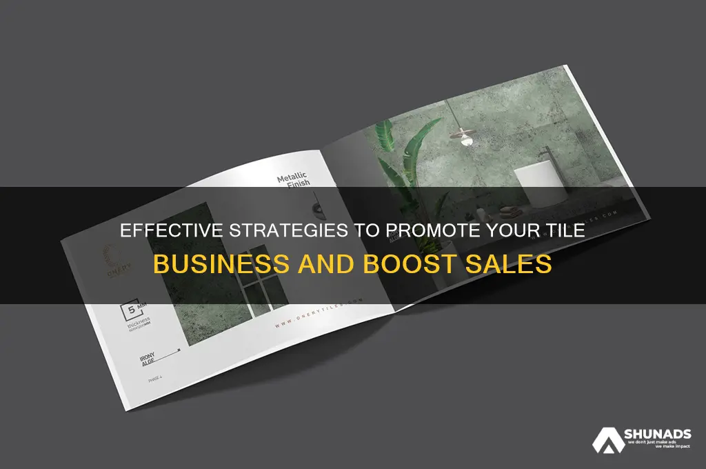 how to advertise a tile business