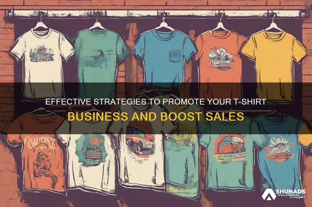 how to advertise a tshirt business