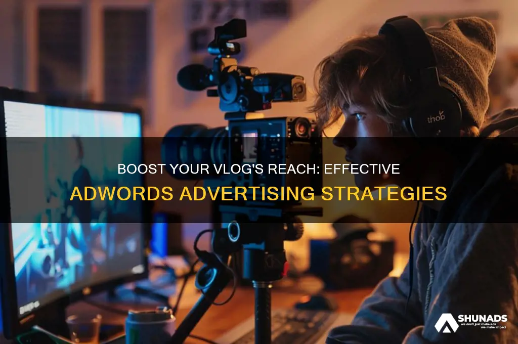 how to advertise a vlog using adwords