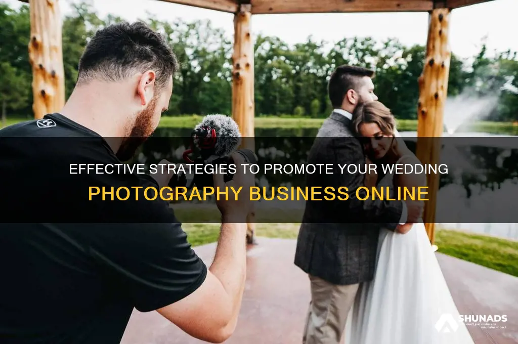 how to advertise a wedding photography business