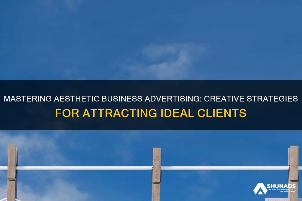 how to advertise aesthetic business