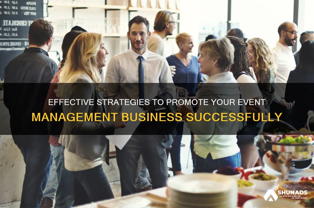 how to advertise an event management company