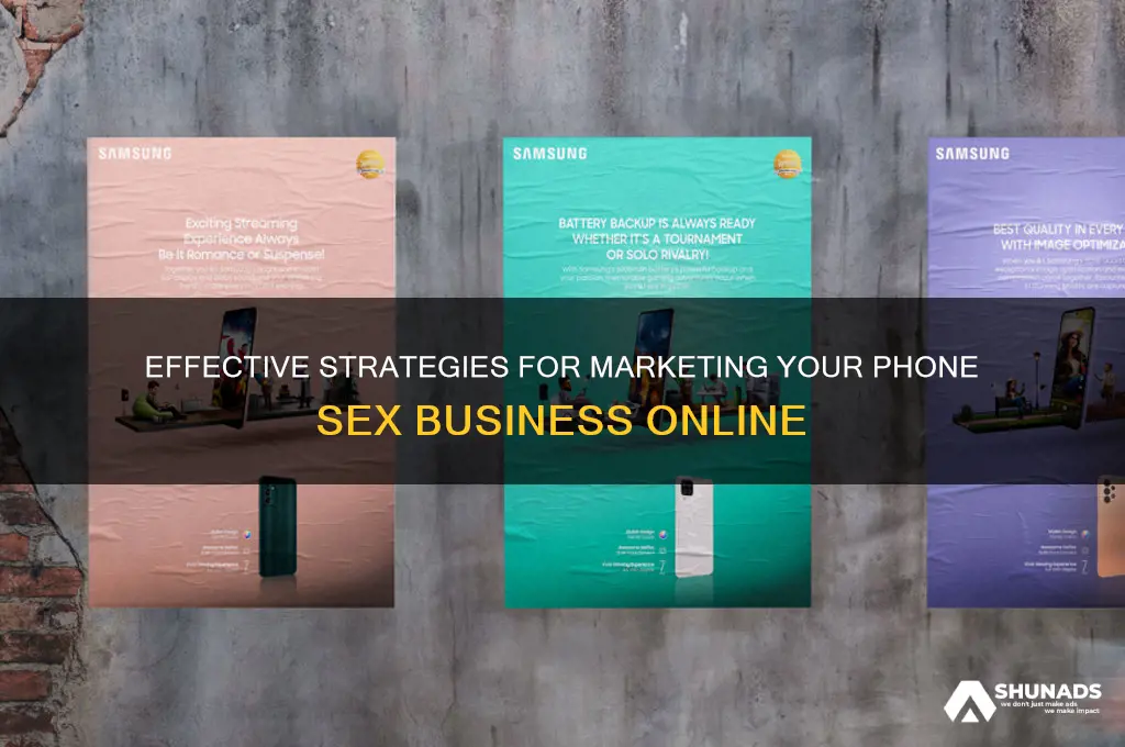 how to advertise an phone sex business